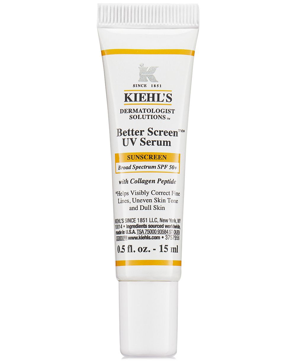 Kiehl's Since 1851 Better Screen UV Serum SPF 50+ With Collagen Peptide, 0.50 oz