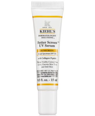 Kiehl's Since 1851 Better Screen UV сыворотка SPF 50+ с коллагеновым пептидом, 0.50 oz