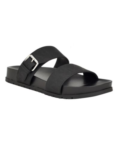 Женские сандалии Calvin Klein Women's Landesa Double Band Flat Slip-On