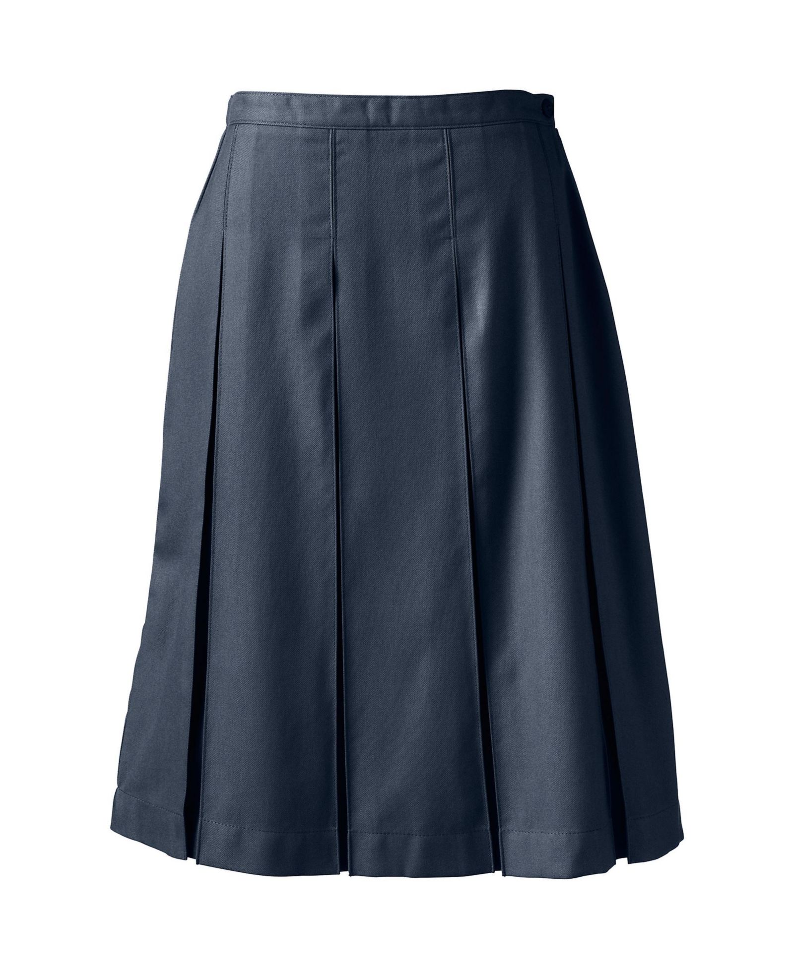 Юбка Lands' End Women's Box Pleat ниже колена