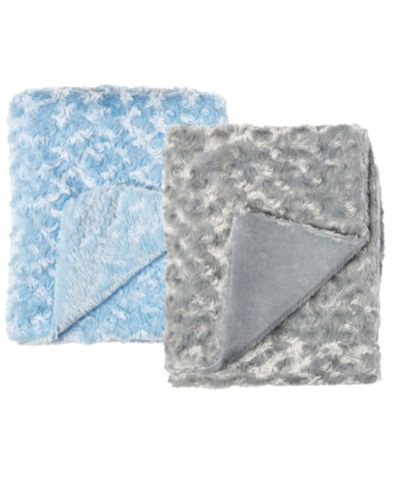 Детское одеяло Tendertyme Baby Boys Curly Plush 2-Pack