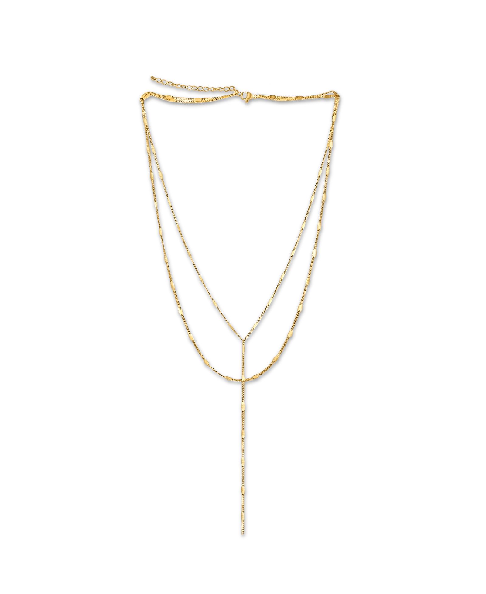 Ellie Vail Camilla Dainty Lariat Chain Necklace