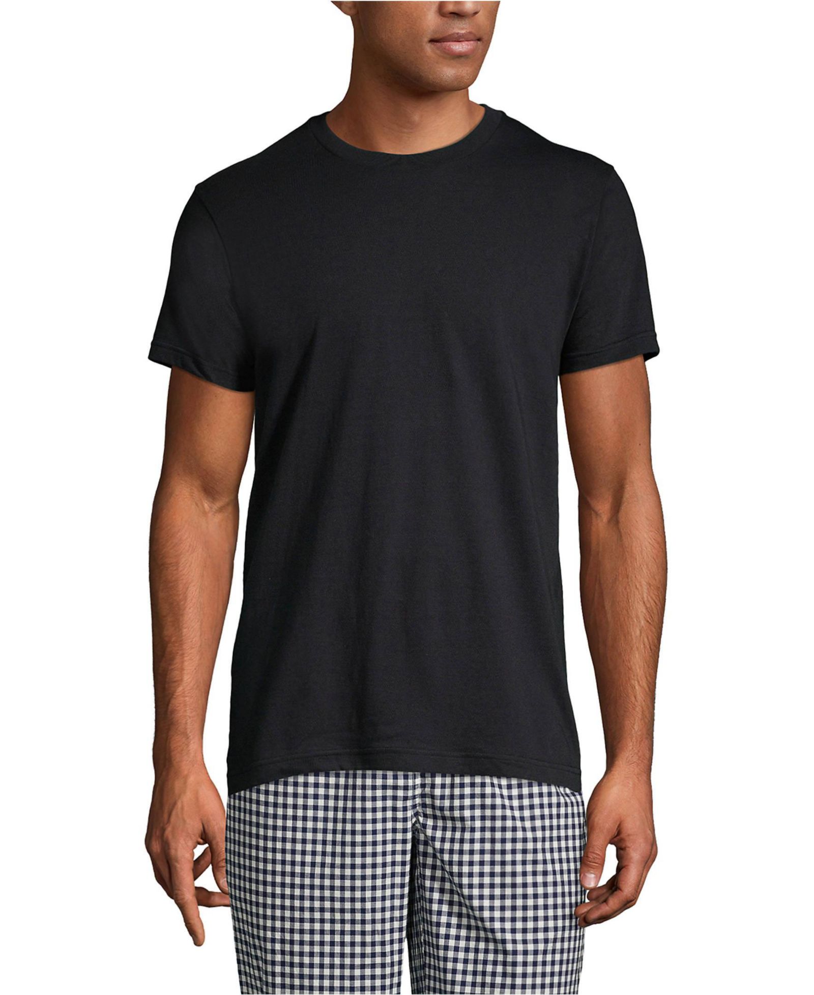Lands' End Big & Tall Crewneck Undershirt 3 Pack