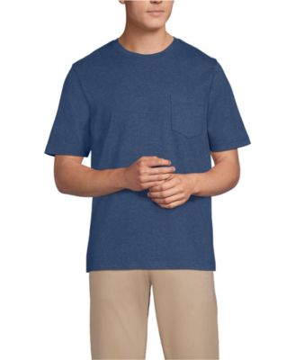 Lands' End Men's Super-T Short Sleeve T-Shirt with Pocket