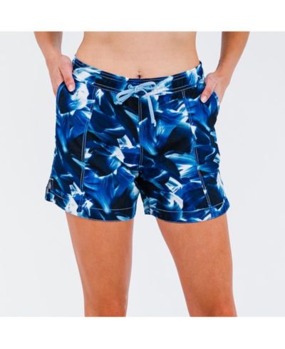 Женские плавательные шорты Calypsa Plus Size Chlorine Resistant 4" Board Shorts