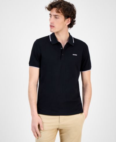 Hugo by Hugo Boss Men's Dinoso Contrast-Tip Polo Shirt