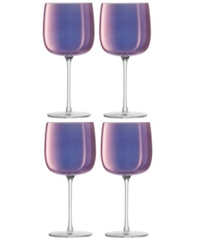 LSA International Aurora Wine Glasses, Set of 4