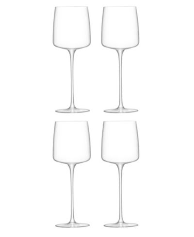 LSA International Metropolitan White Wine Glasses, Set of 4