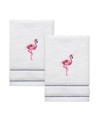 IZOD набор полотенец для рук из 2 шт. с полоской Flamingo Ticking 11" x 18"