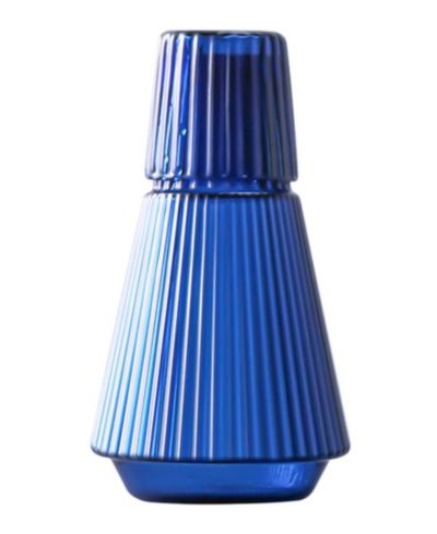 Fifth Avenue Manufacturers 2-Piece Ribbed Carafe and Cup Set