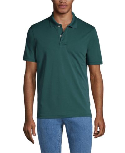 Lands' End Men's FlexPique Short Sleeve Polo Shirt