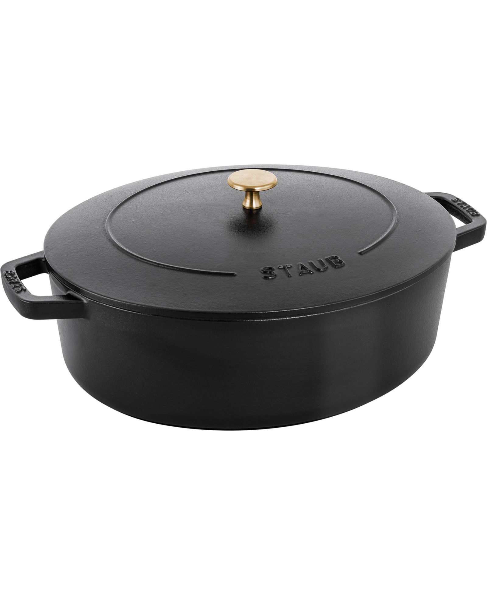 Staub Cast Iron 6.25-Qt Wide Oval Dutch Oven