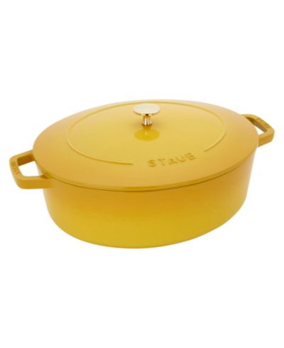 Брюкница Staub Cast Iron 6.25qt Wide Oval Dutch Oven