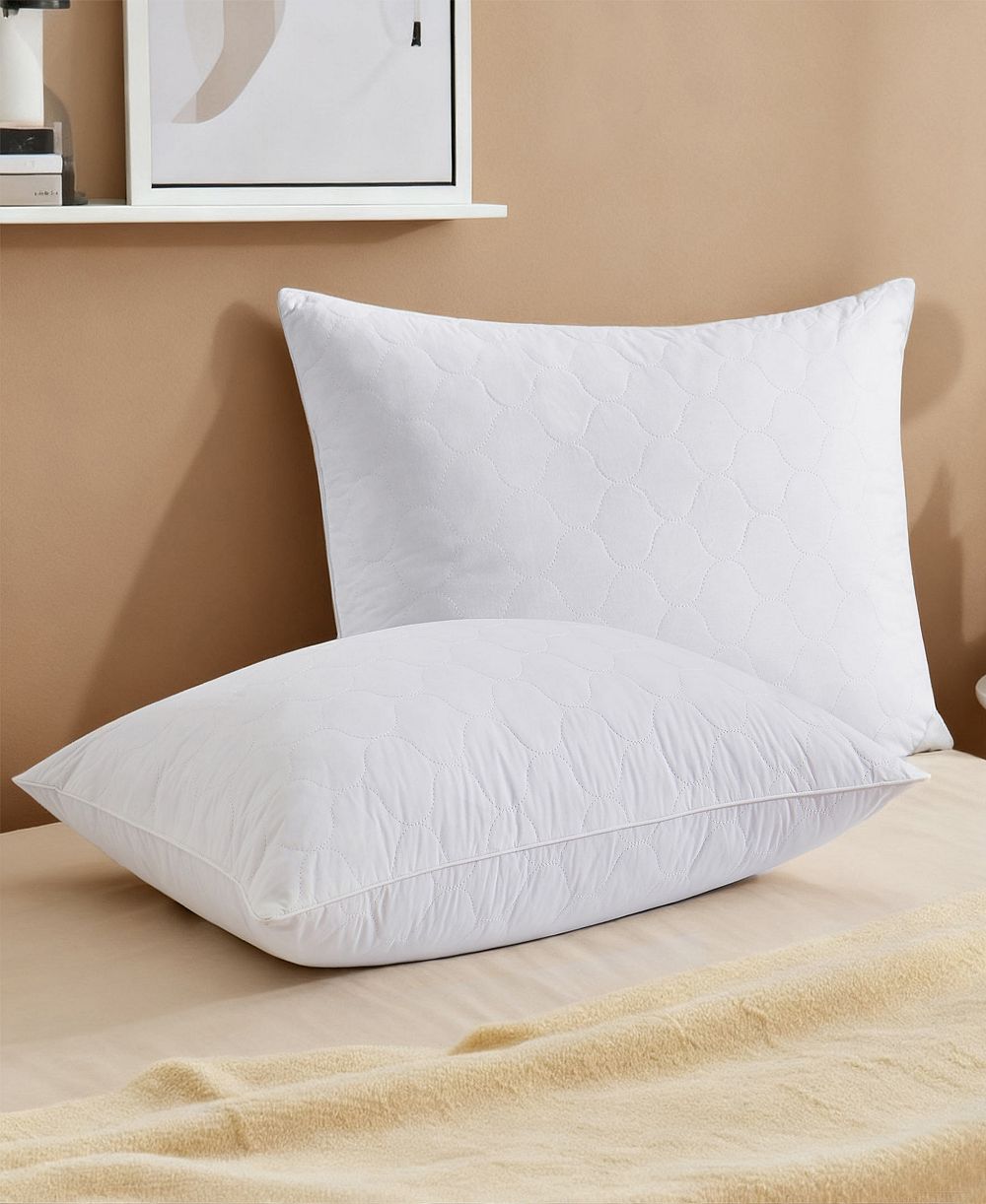 Подушка UNIKOME Quilted Goose Down Feather 2-Pack Standard