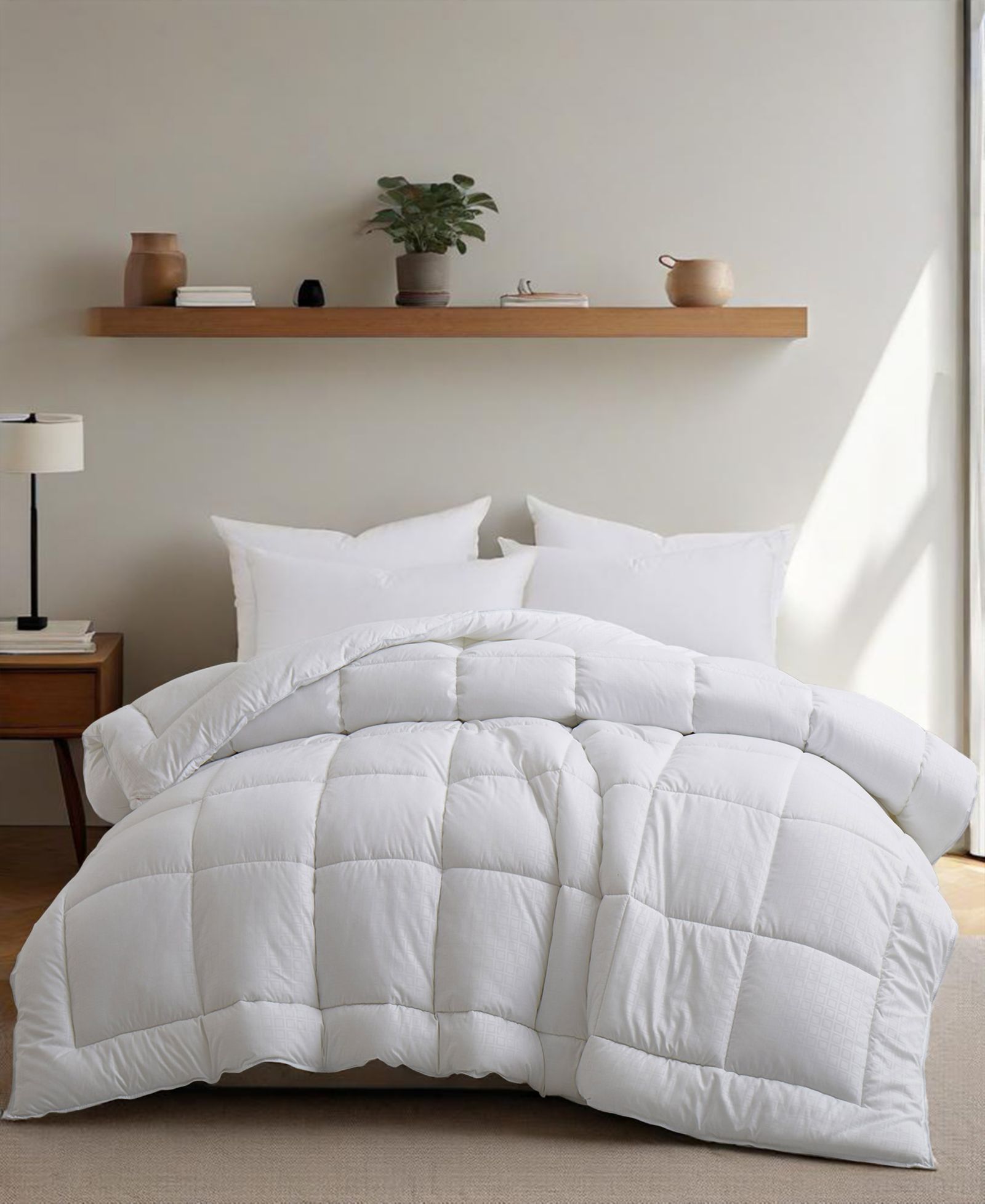 Unikome Medium Weight Down Alternative Comforter, Full
