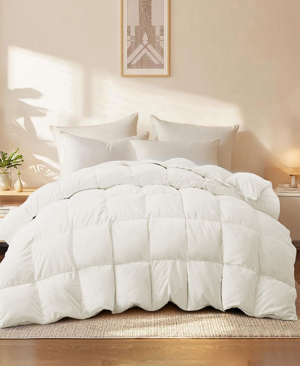 Одеяло Unikome Medium Warmth Goose Feather Down Fiber, California King