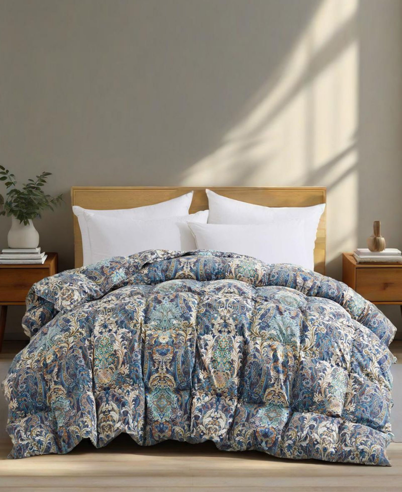 Unikome comforter белый гусиный пух, California King