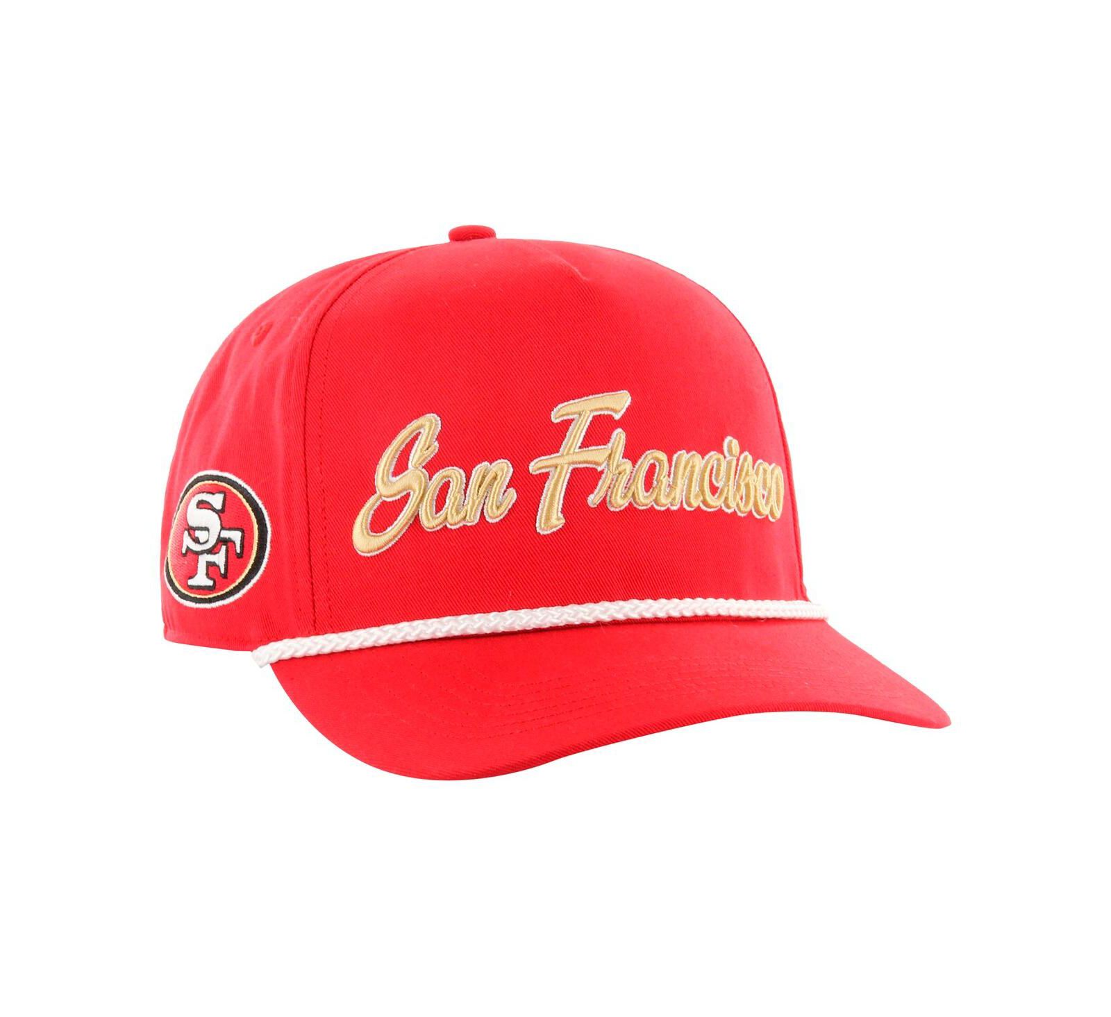 '47 Brand Men's Scarlet San Francisco 49ers Overhand Hitch Adjustable Hat