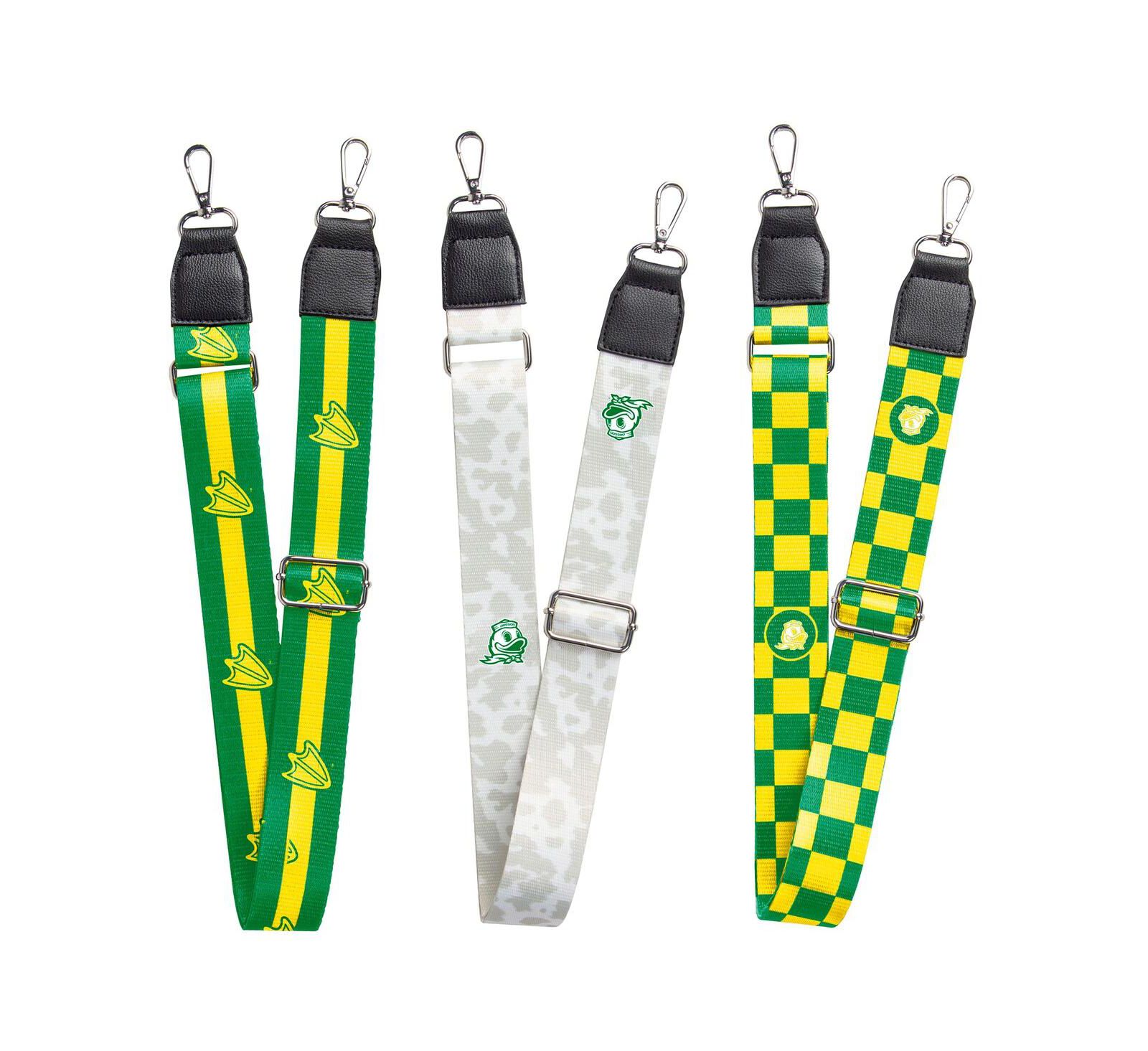 Набор ремешков для сумок Logo Brands Oregon Ducks, 3 шт.
