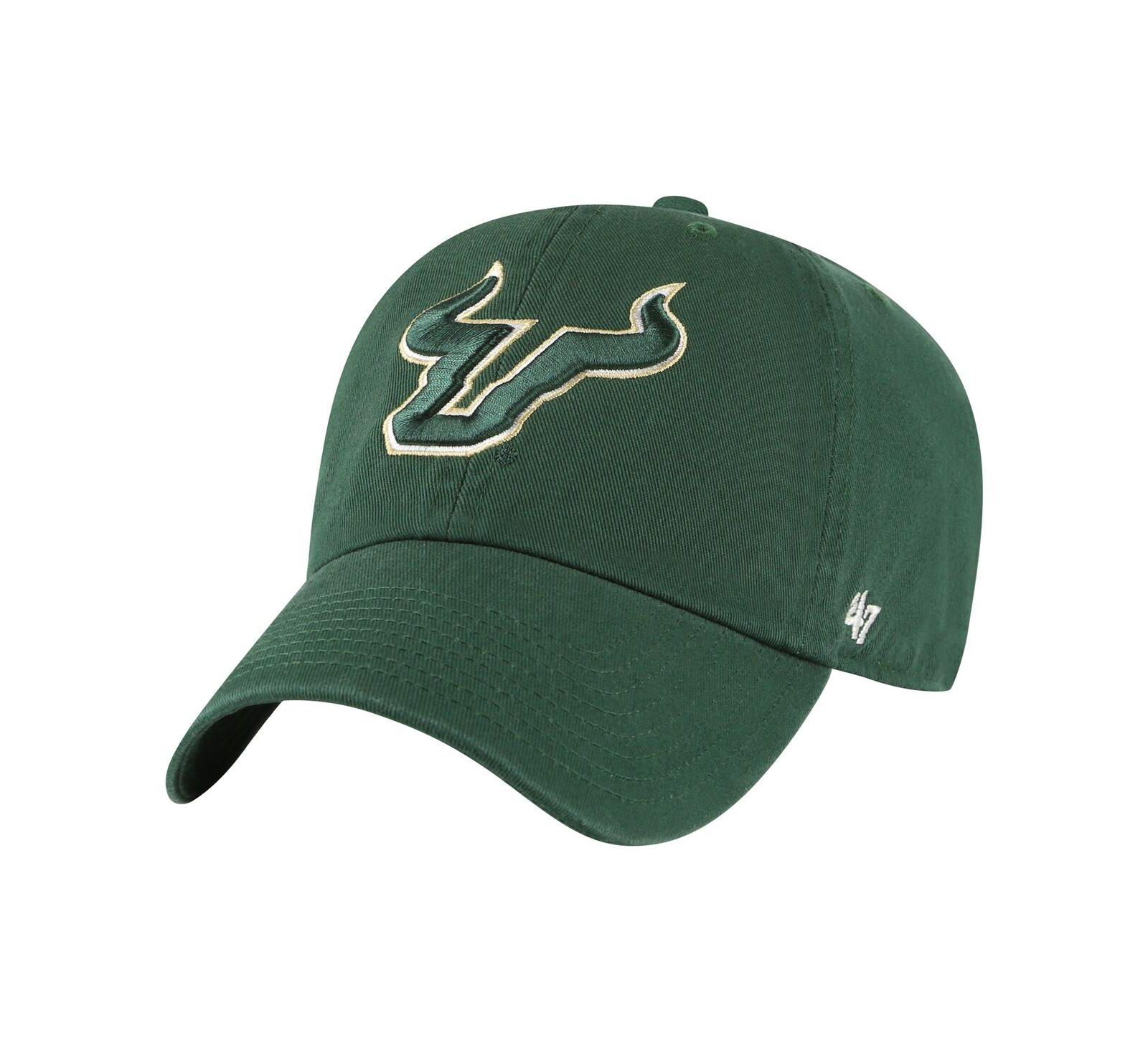 47 Men's Green South Florida Bulls Vintage-Like Clean Up Adjustable Hat