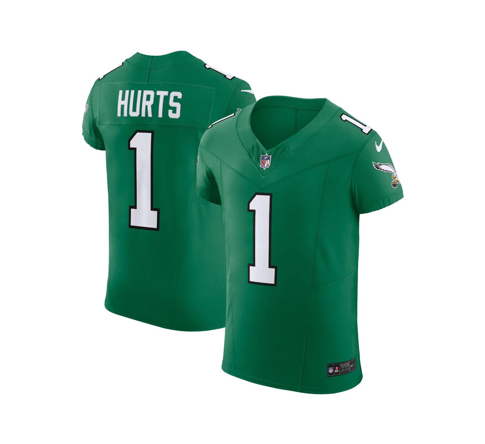 Nike Мужской джерси Jalen Hurts Kelly Philadelphia Eagles Alternate Vapor F.U.S.E. Elite