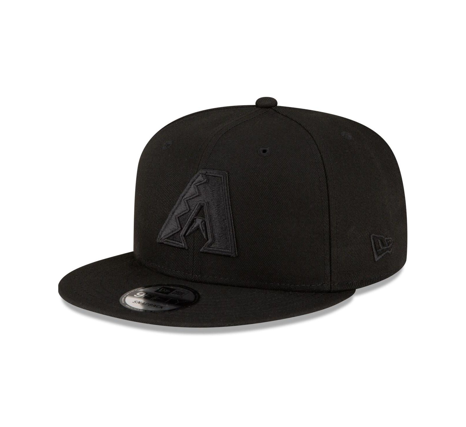 New Era Мужская кепка 9fifty Snapback Adjustable Arizona Diamondbacks Black On Black