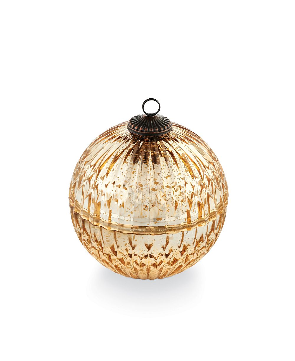 Стеклянный рождественский шар Illume Winter White