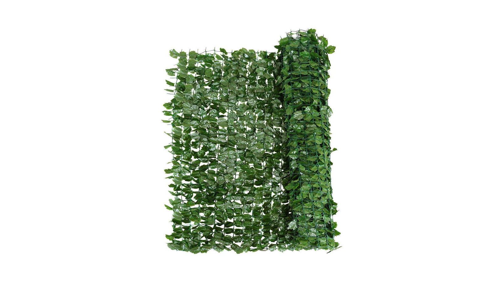 Faux Ivy Leaf Decorative Privacy Fence for Outdoor Spaces