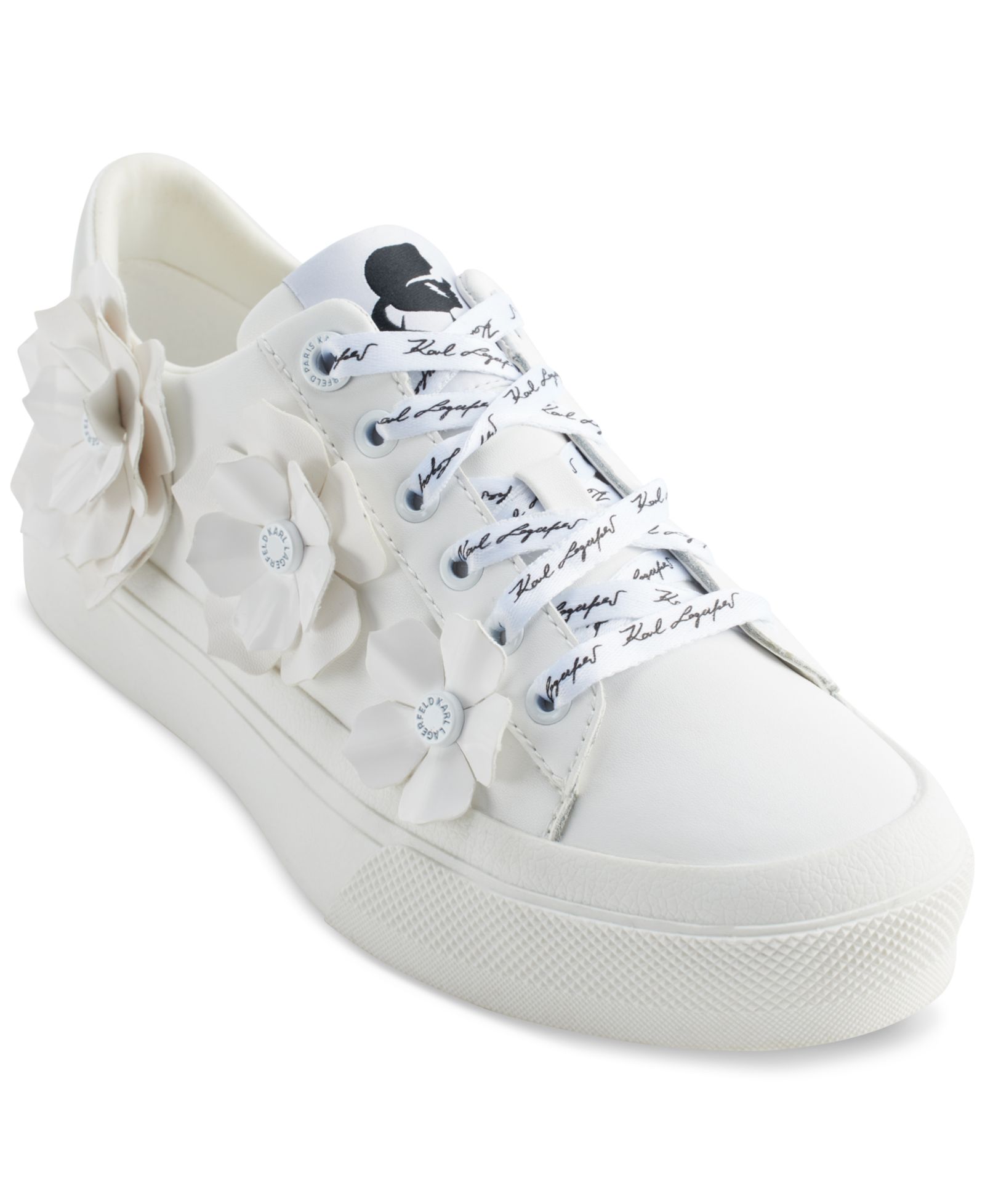 Женские кроссовки KARL LAGERFELD PARIS Georgia Lace-Up Embellished