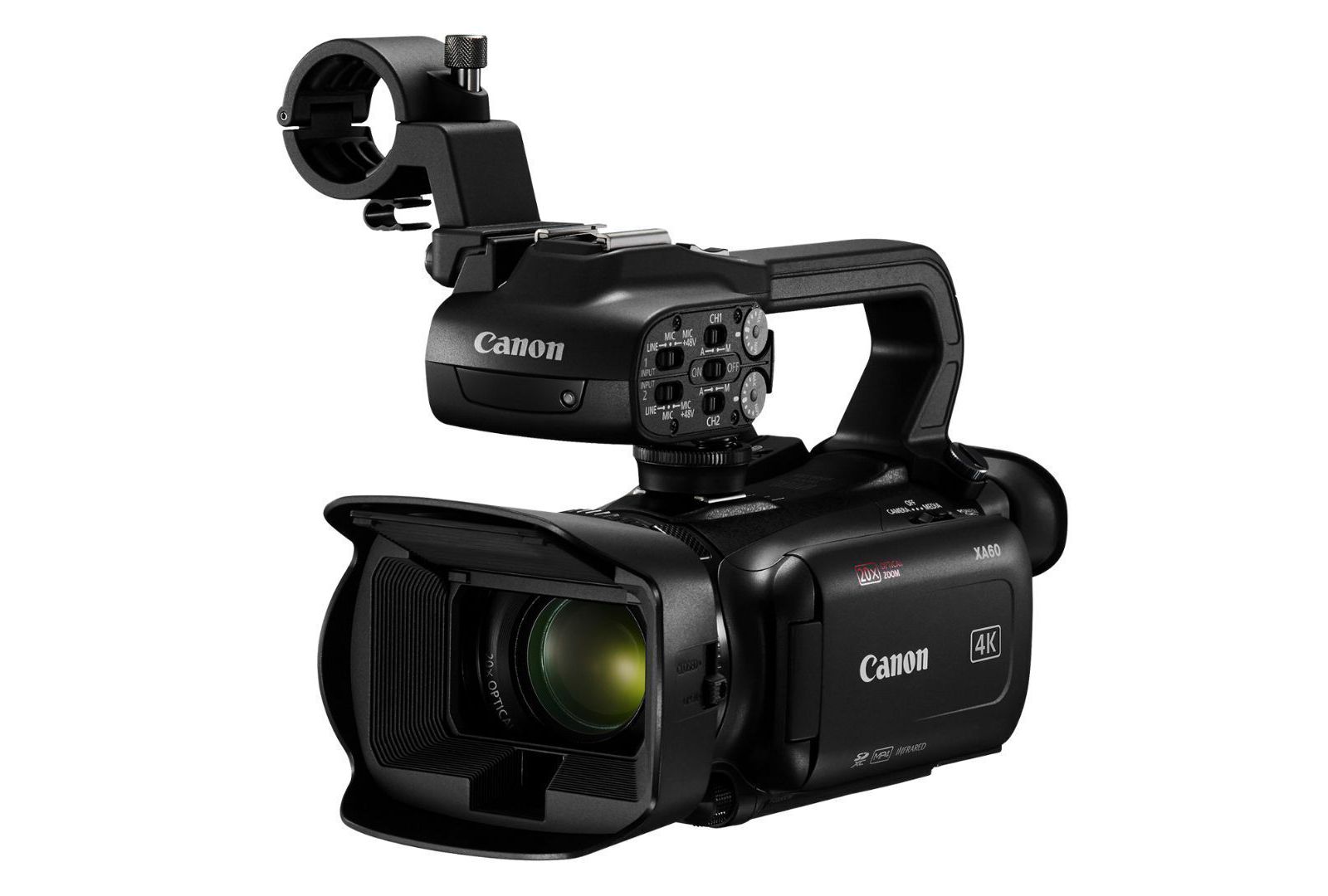 Canon XA60 4K Ultra HD Compact 20x Zoom Professional Camcorder