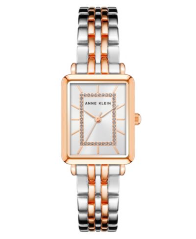 Женские кварцевые часы Anne Klein на браслете из двухцветного сплава, 24 мм
