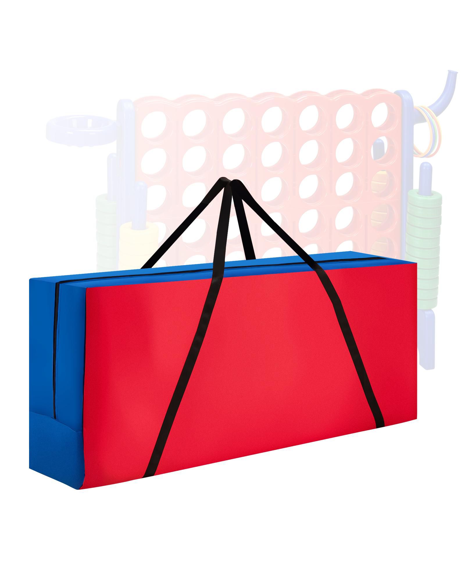 Slickblue Giant 4 in a Row Shoulder Strap Storage Bag, 47"L x 11.5"W x 19"H, Ages 3+