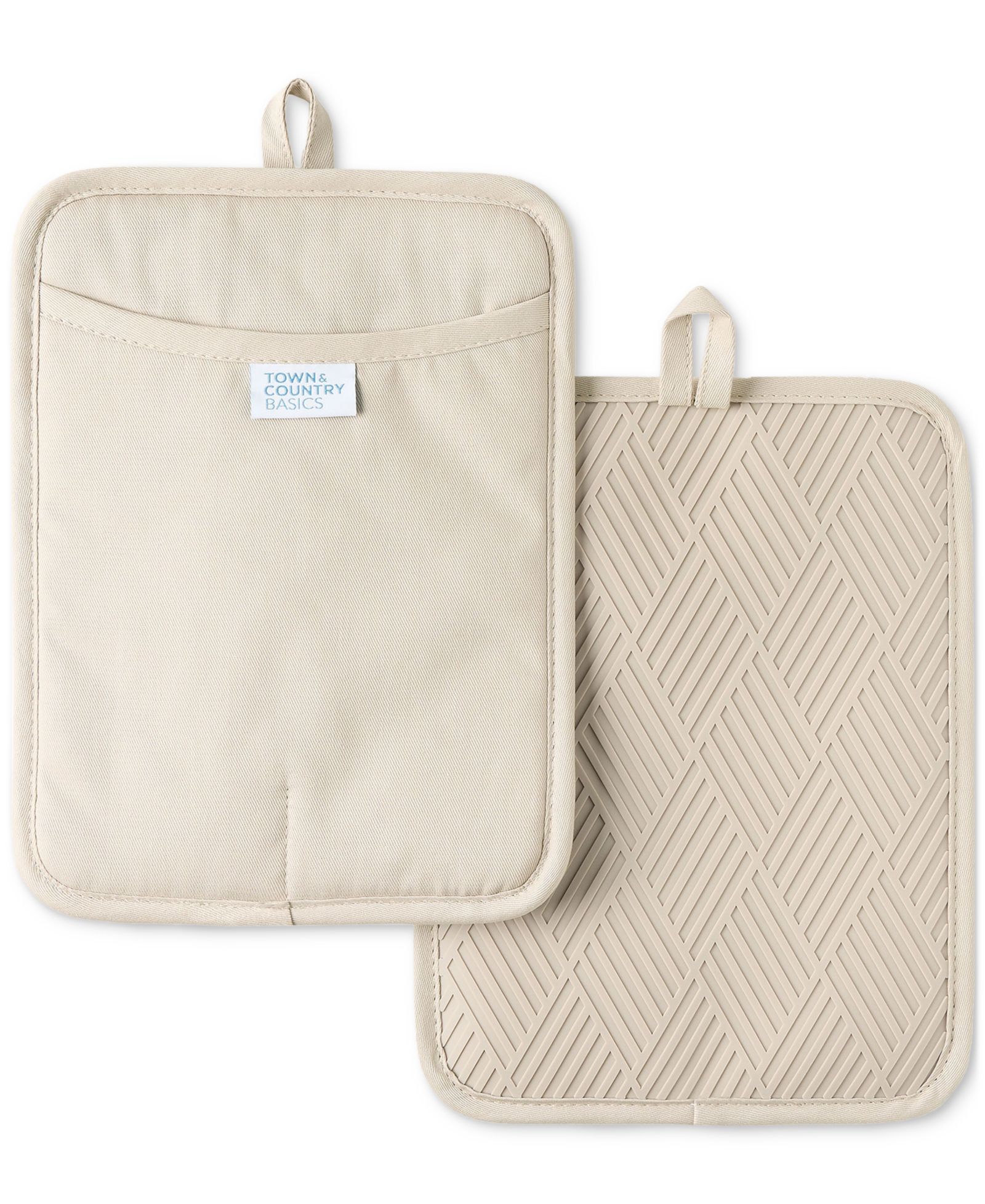 Набор прихваток Town & Country Living Basics Silicone Basketweave, 2 шт