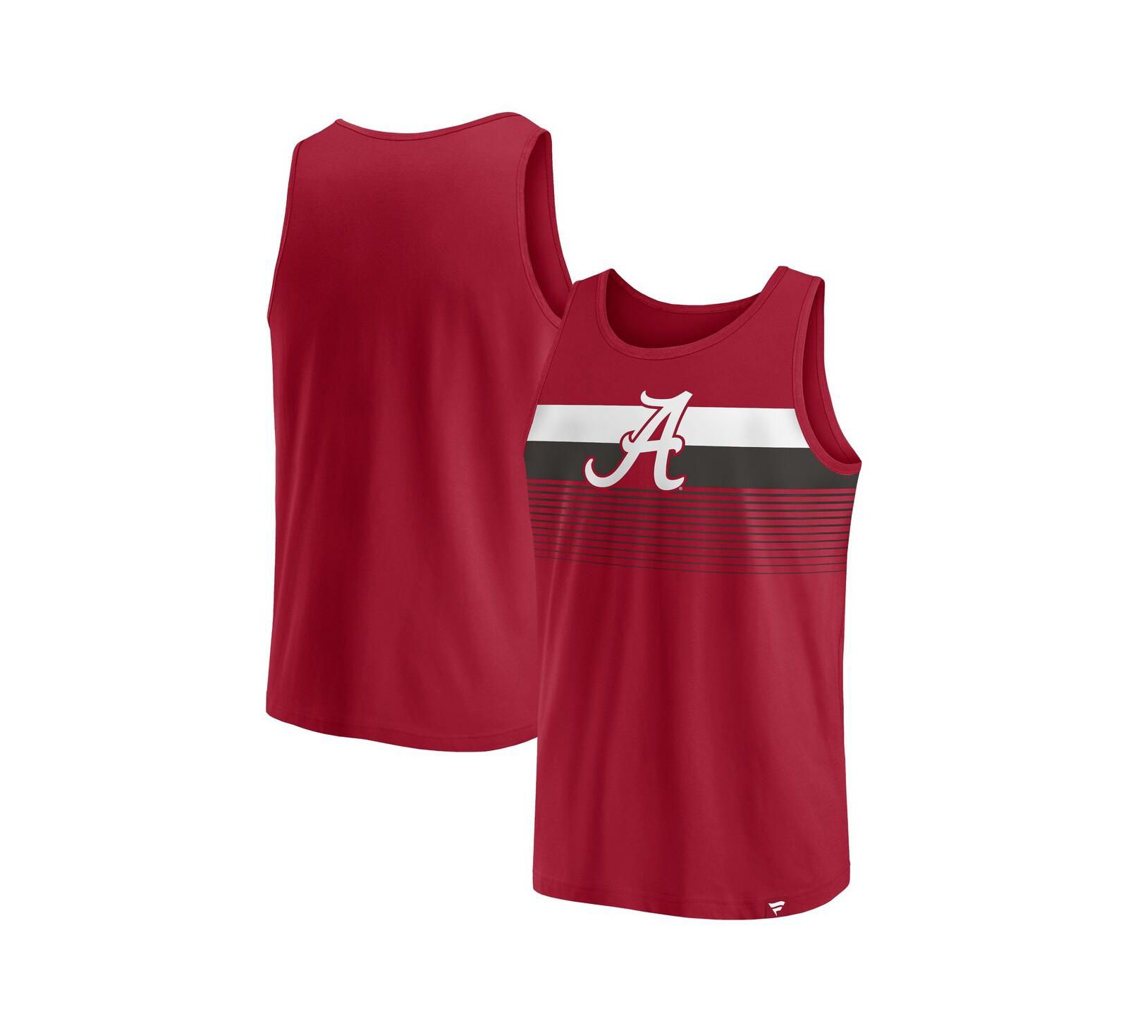 Мужской майка-топ Fanatics Branded Alabama Crimson Tide Wild Game, малиновый