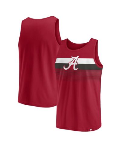 Мужской майка-топ Fanatics Branded Alabama Crimson Tide Wild Game, малиновый