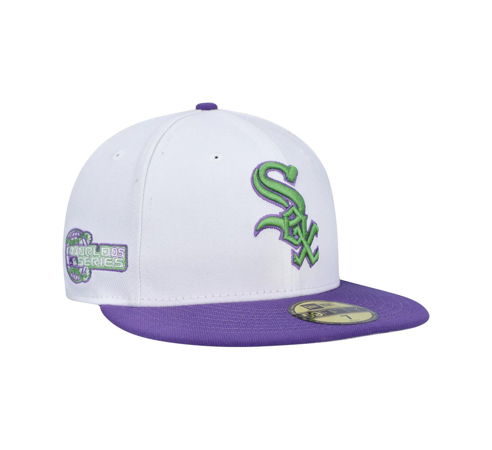 Мужская кепка New Era White Chicago White Sox 59Fifty