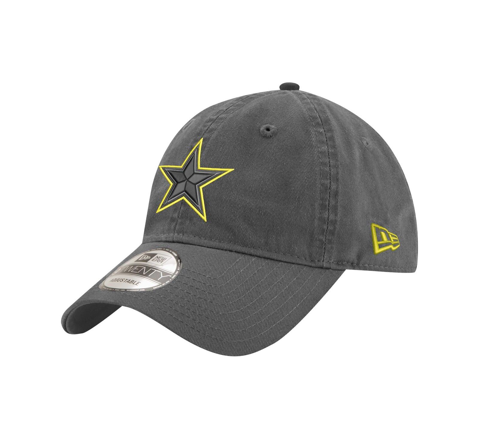 Мужская бейсболка New Era Dallas Cowboys Volt 9Twenty Adjustable Graphite