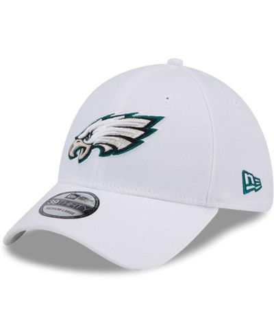 Мужская белая кепка New Era Philadelphia Eagles Main 39Thirty