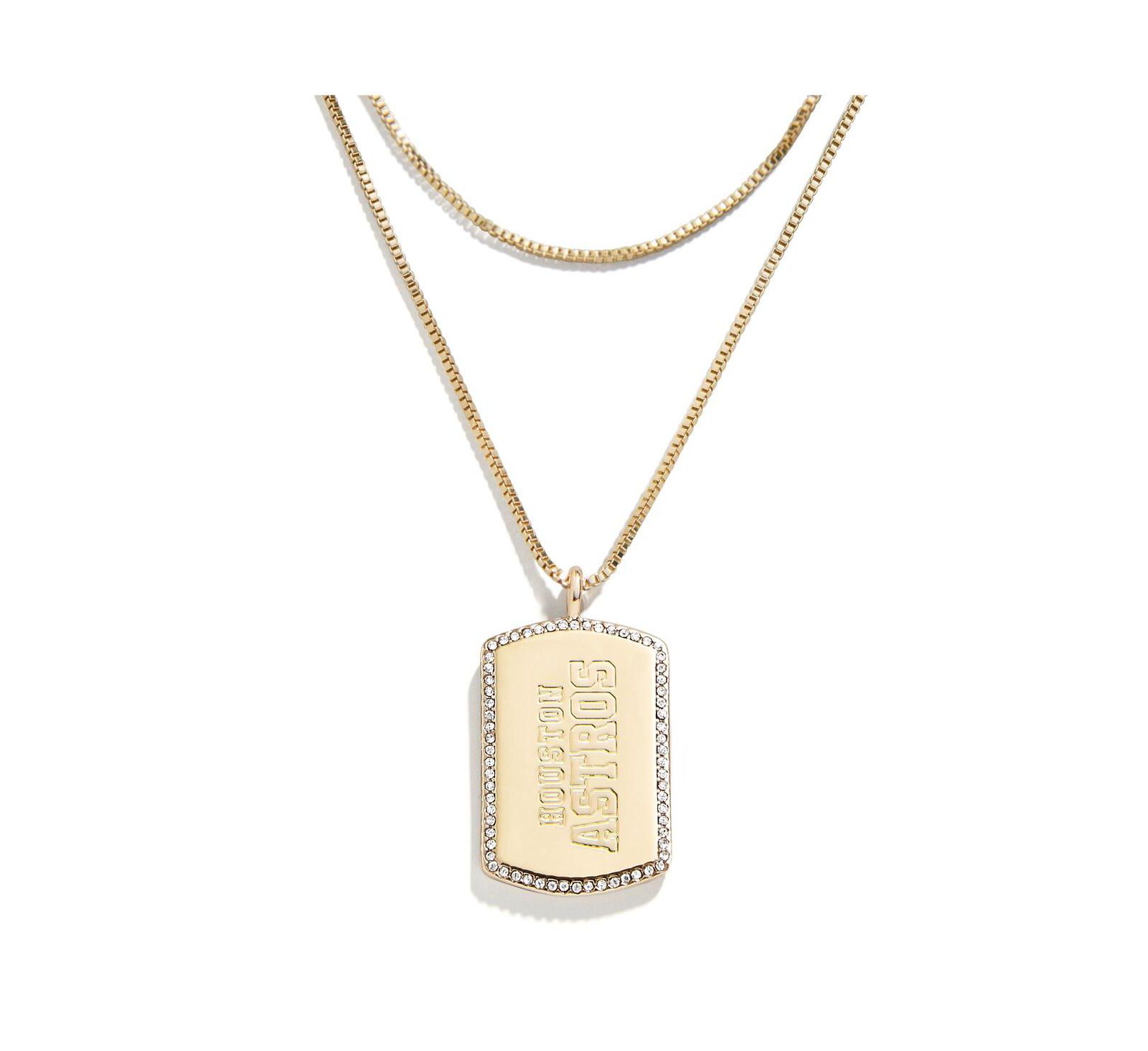 Ожерелье Wear by Erin Andrews x Baublebar Houston Astros Dog Tag