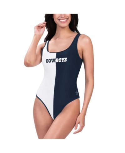 G-III 4Her by Carl Banks Женский слитный купальник Dallas Cowboys Navy/White