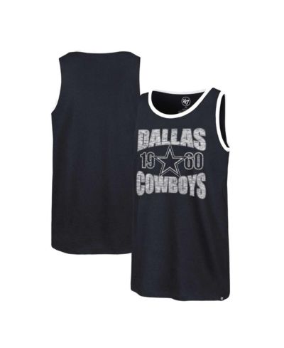 Мужской майка 47 Brand Navy Dallas Cowboys Upload Franklin Tank Top