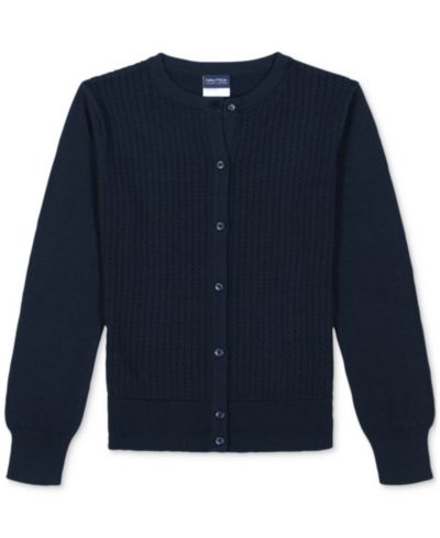 Детский кардиган Nautica Little Girls Uniform Pointelle