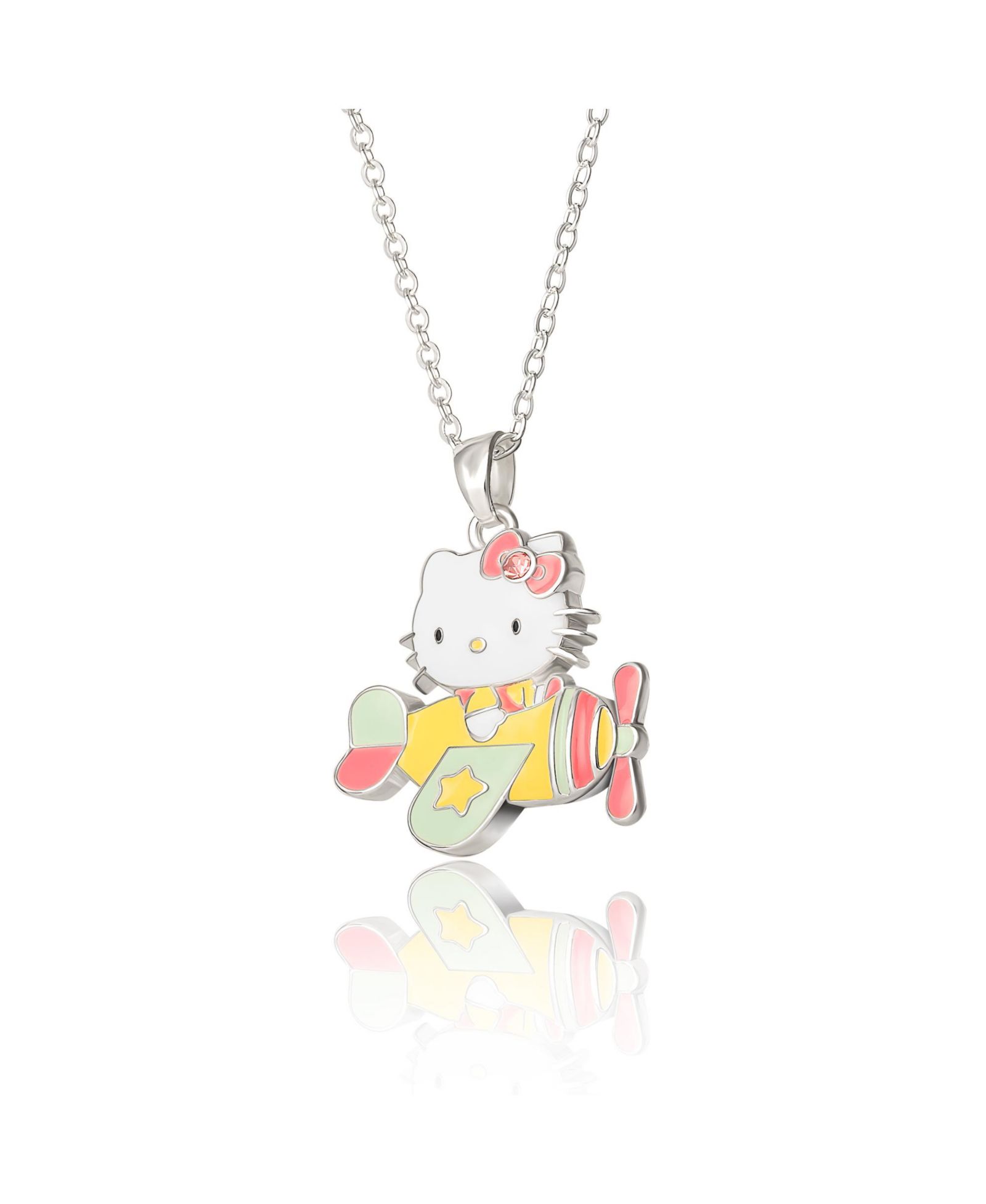 Hello Kitty Sanrio Ожерелье с 3D самолетом