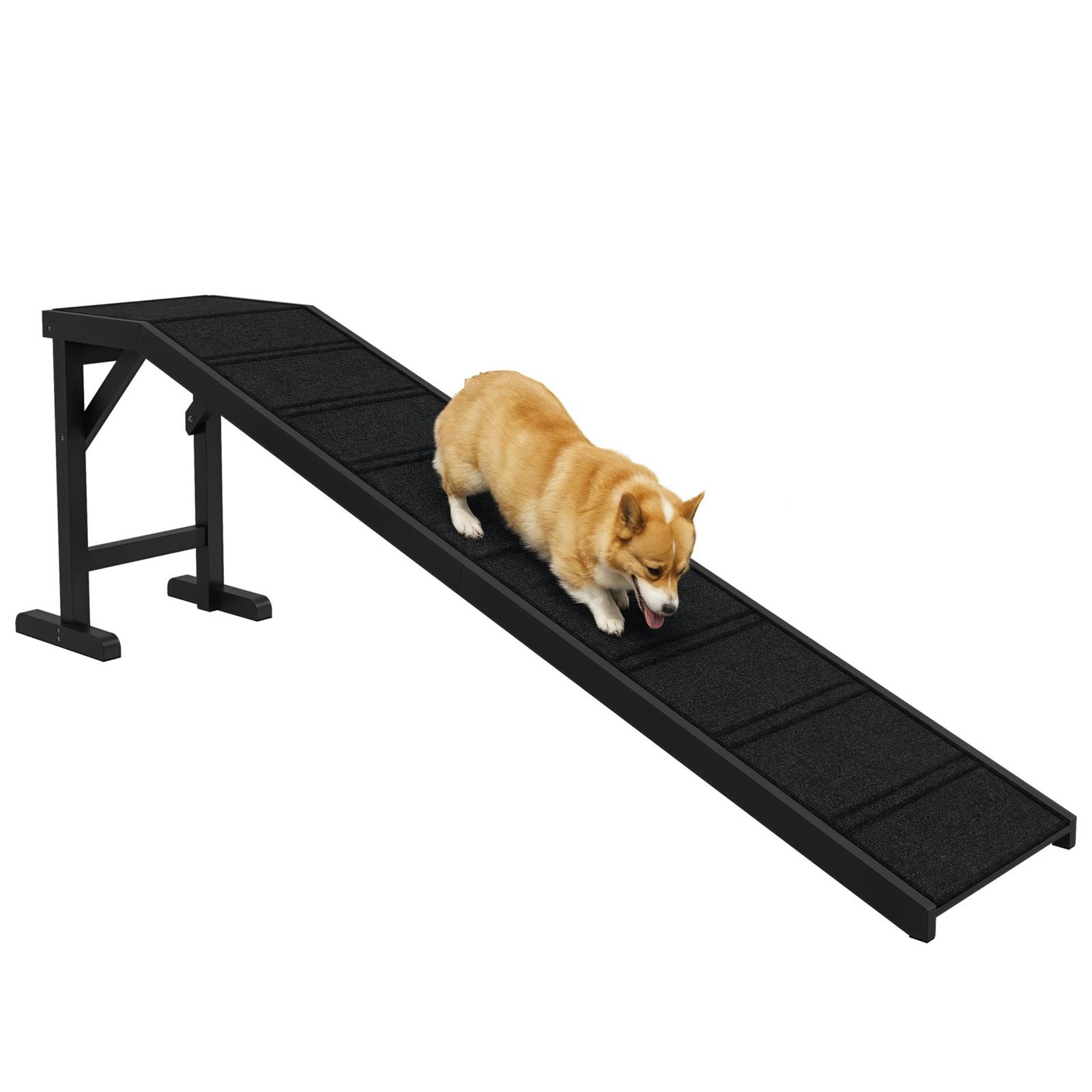 Пандус для собак PawHut с ковровым покрытием 74" x 16" x 25"