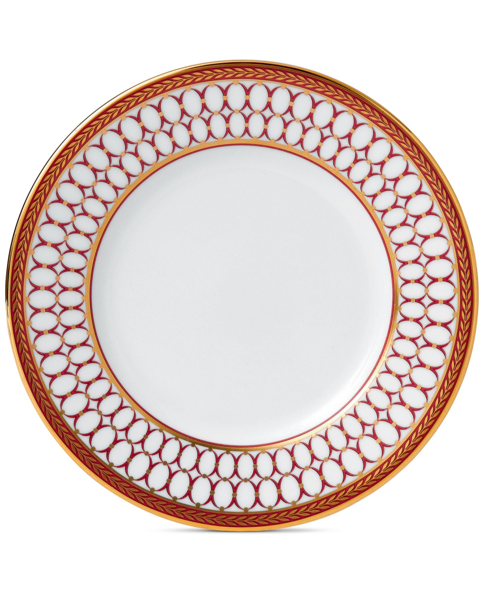 Wedgwood тарелка для закусок Renaissance Red