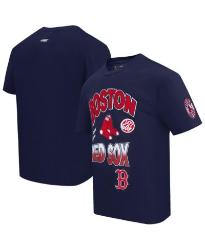 Pro Standard Men's Navy Boston Red Sox Turn It Up Dropped Shoulder T-Shirt