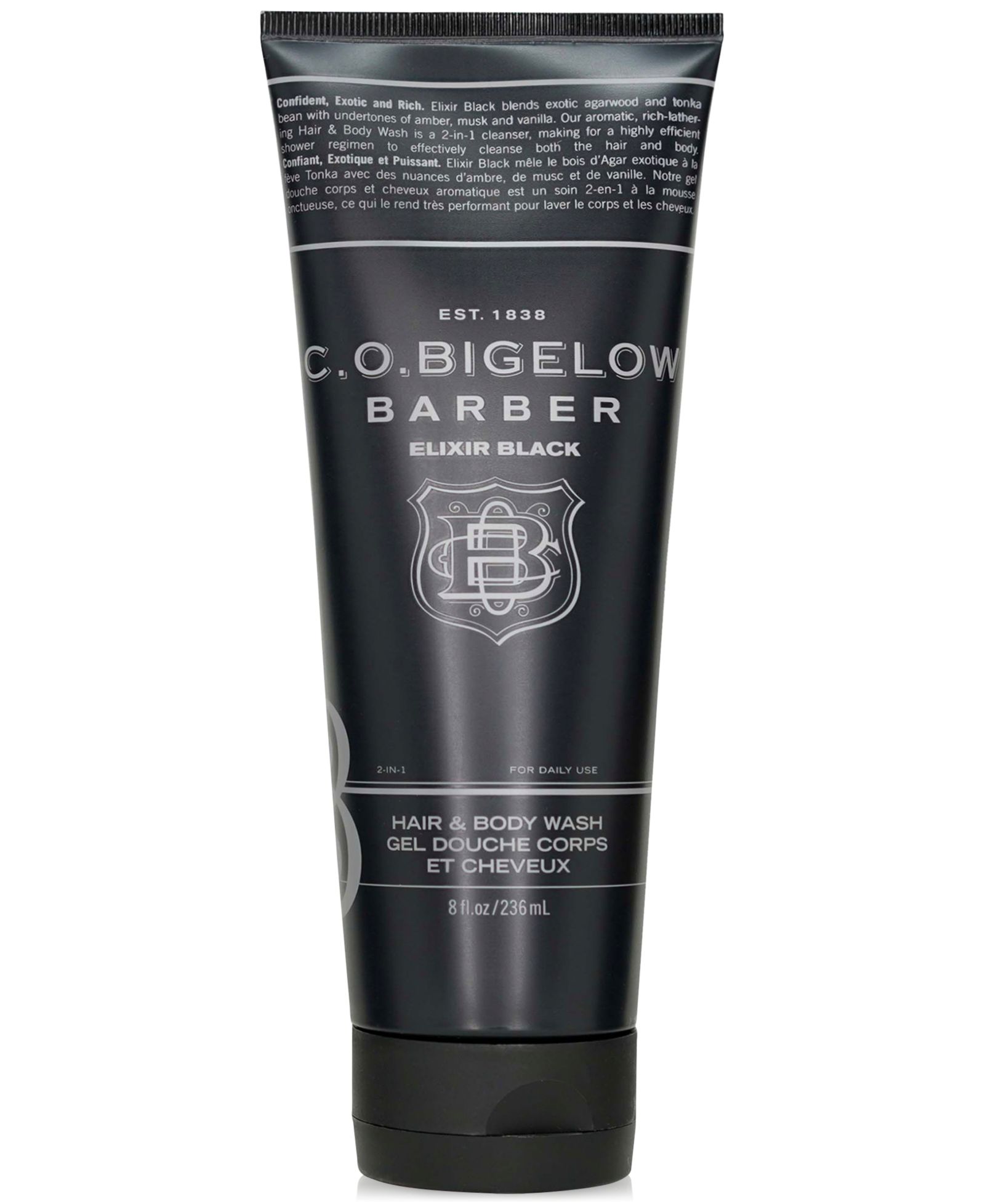 C.O. Bigelow гель для душа и волос Elixir Black, 8 унций