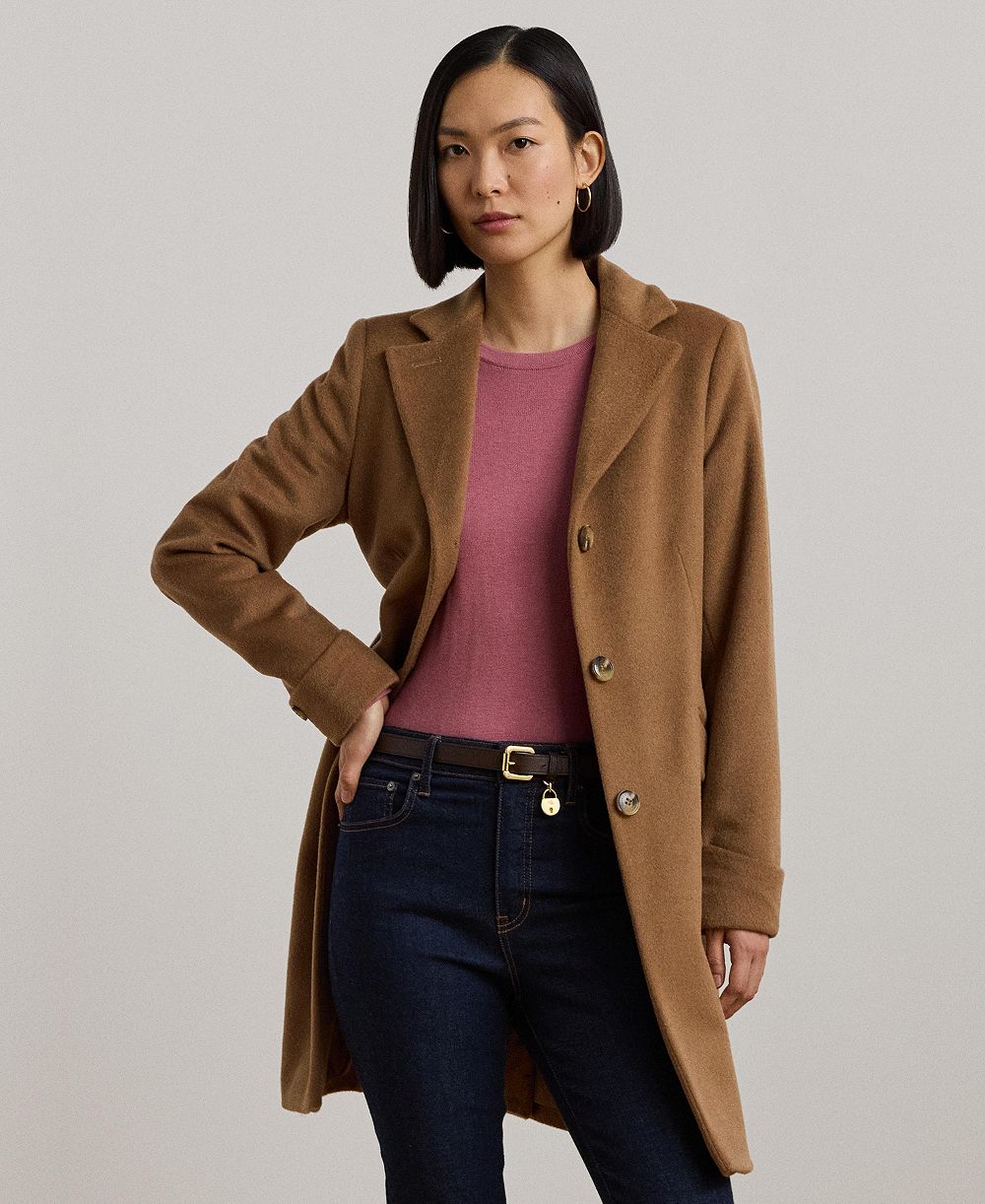 Lauren Ralph Lauren Women's Single-Breasted Walker Coat