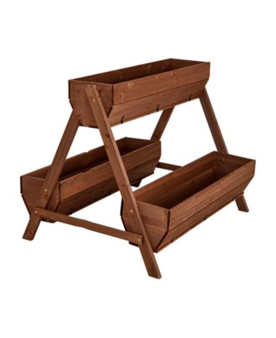 Slickblue Vertical Raised Garden bed with 3 Wooden Planter Boxes