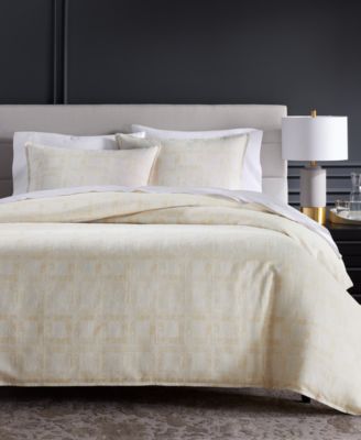 Hotel Collection Stucco Plaid 3-Pc. Comforter Set, King, Exclusively at Macy’s